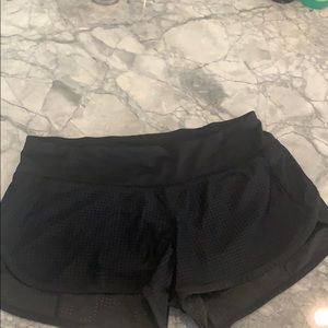 Lululemon black speed shorts. Like new.